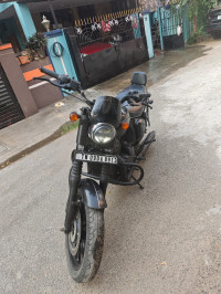 Grey Yezdi Roadster Chrome