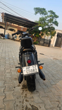 Grey Yezdi Roadster Dark