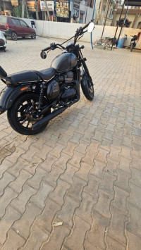 Grey Yezdi Roadster Dark