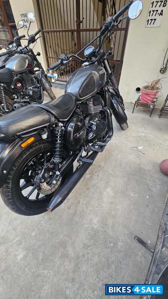 Grey Yezdi Roadster Dark