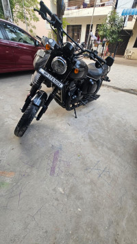 Grey Yezdi Roadster Dark