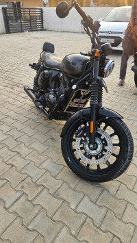 Grey Yezdi Roadster Dark