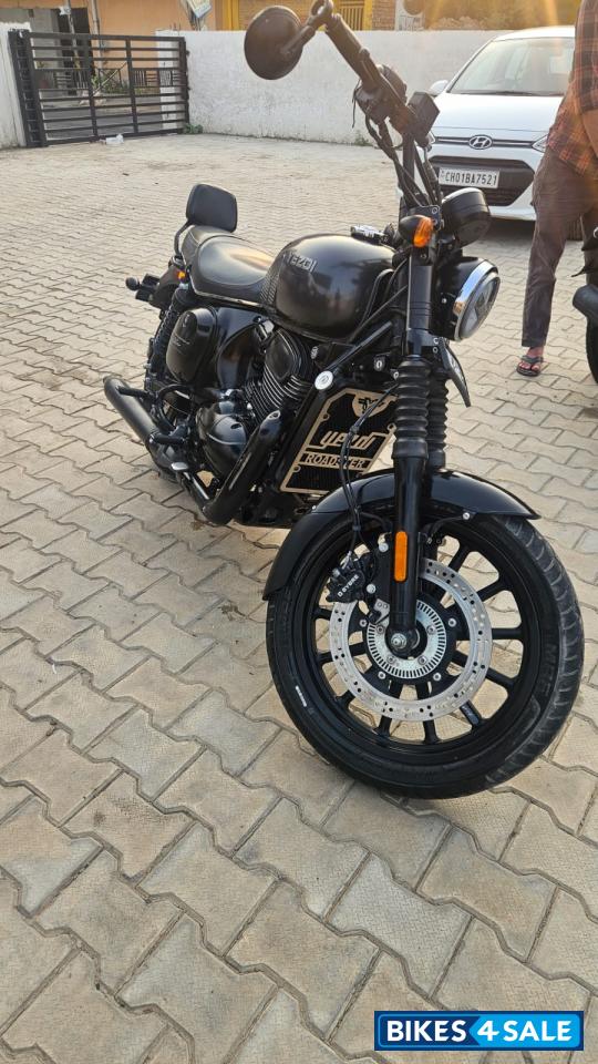 Grey Yezdi Roadster Dark