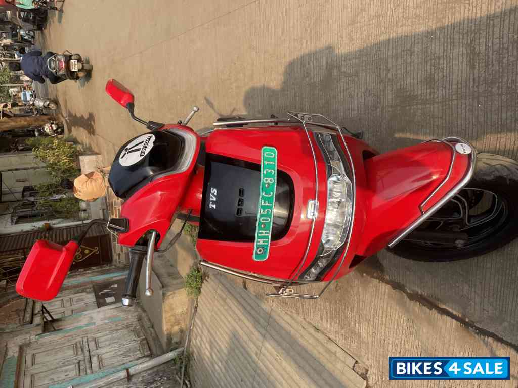 Red TVS iQube Electric