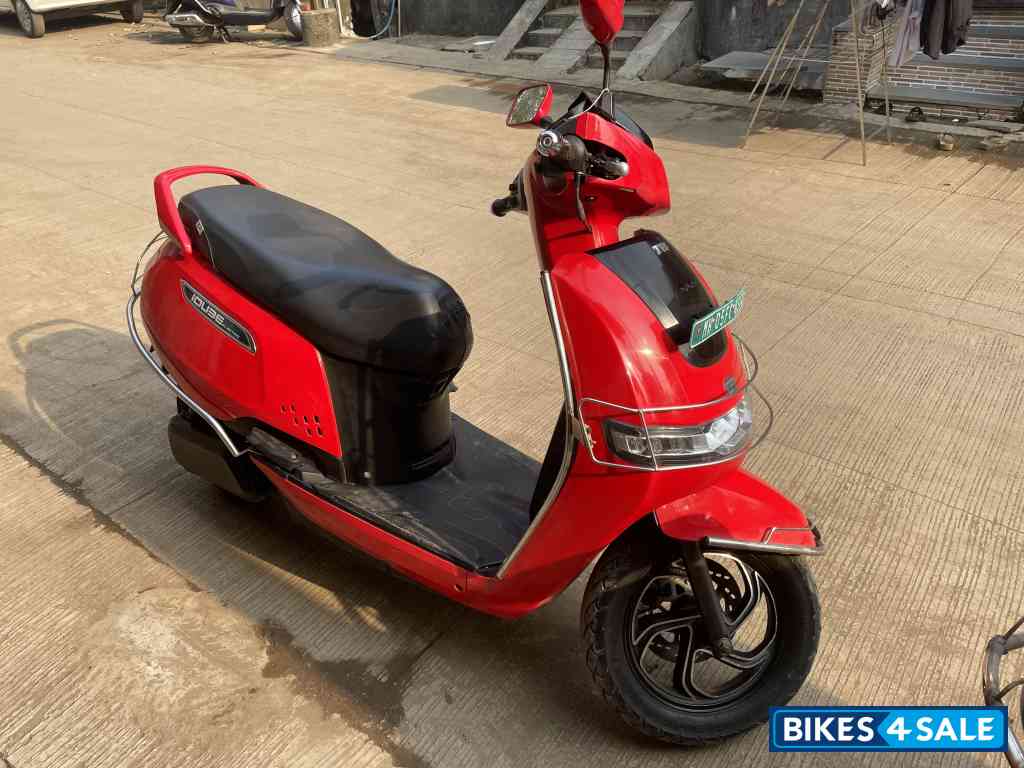 Red TVS iQube Electric