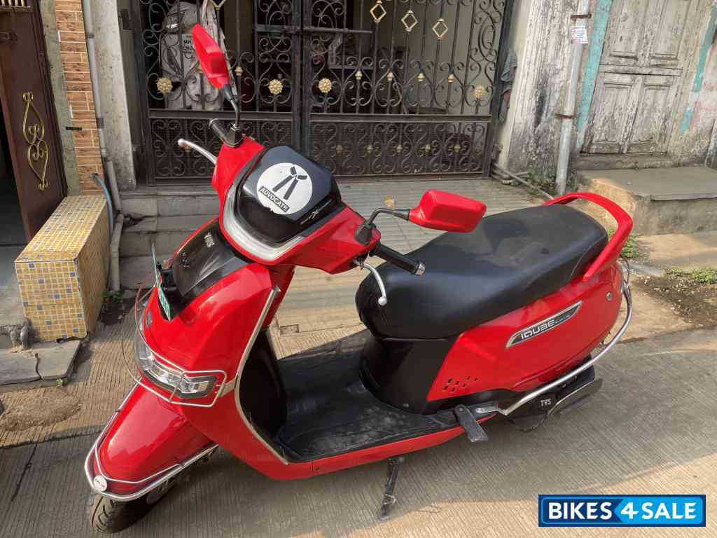 Red TVS iQube Electric