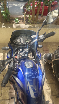 Blue Bajaj Discover 150 F