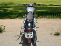 Silver Royal Enfield Bullet Electra