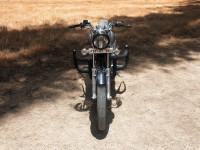 Silver Royal Enfield Bullet Electra
