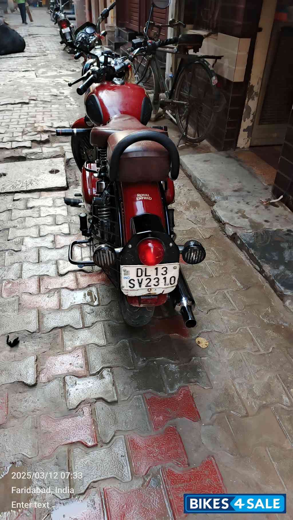 Standard Maroon Royal Enfield Classic 350