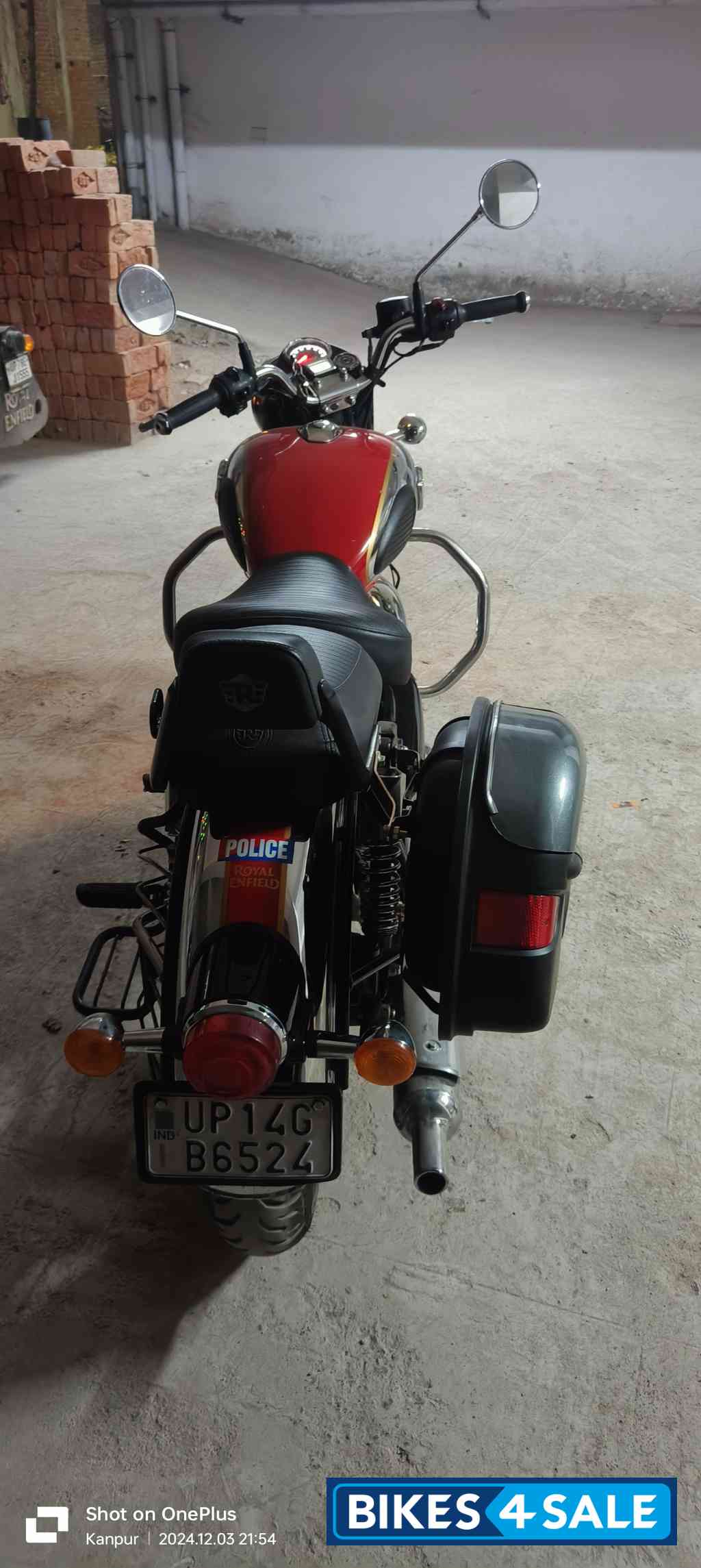 Chrome Red Royal Enfield Classic 350 BS VI