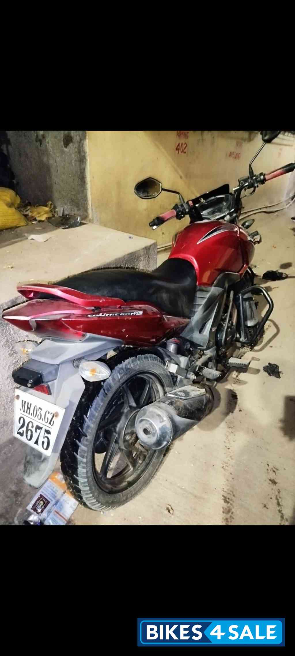 Red Honda CB Unicorn 160