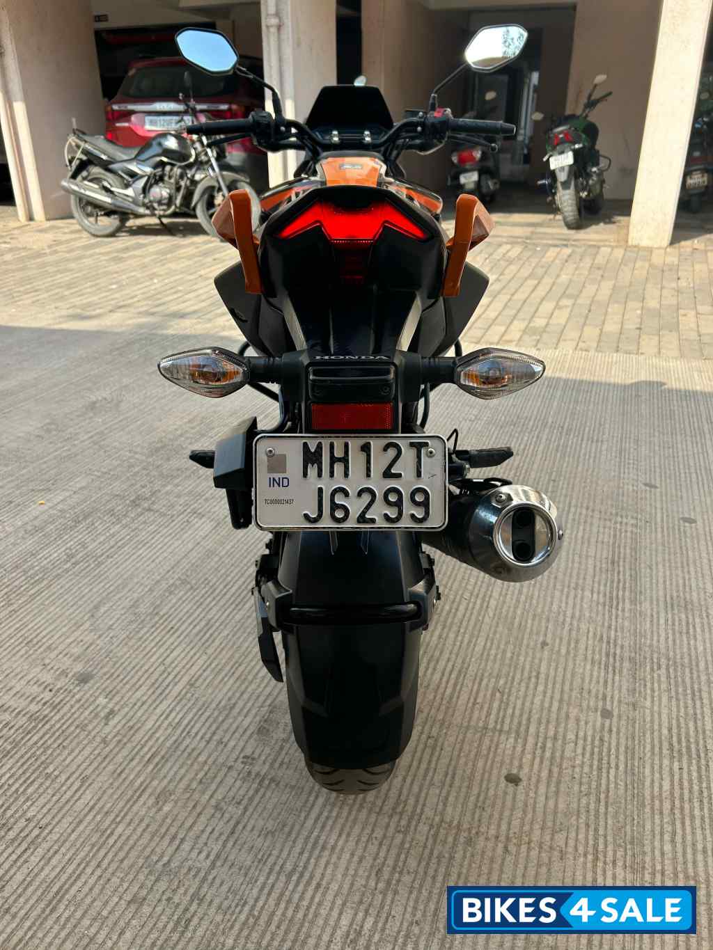 Orange Honda XBlade BS6