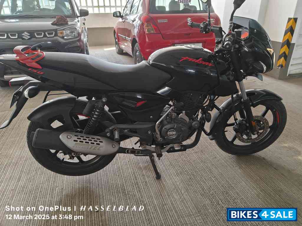 Black With Red Accent Bajaj Pulsar 150 Neon