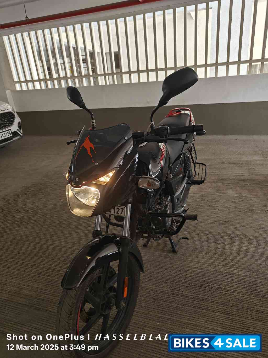 Black With Red Accent Bajaj Pulsar 150 Neon