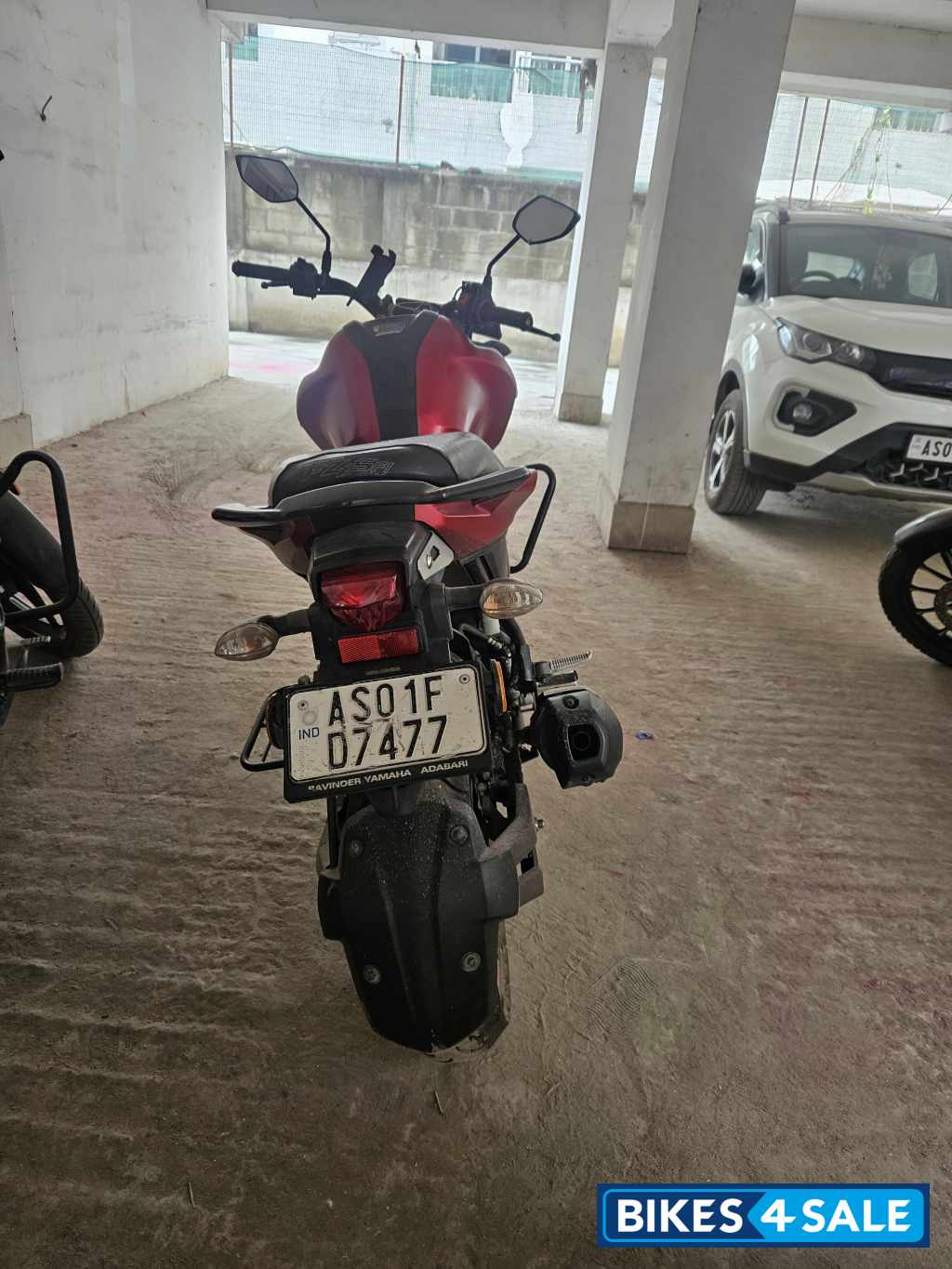 Matte Dul Red Metalic Yamaha FZ-S FI V3 BS6