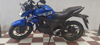 Blue Suzuki Gixxer ABS