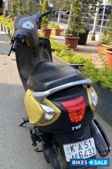 Yellow TVS Scooty Zest