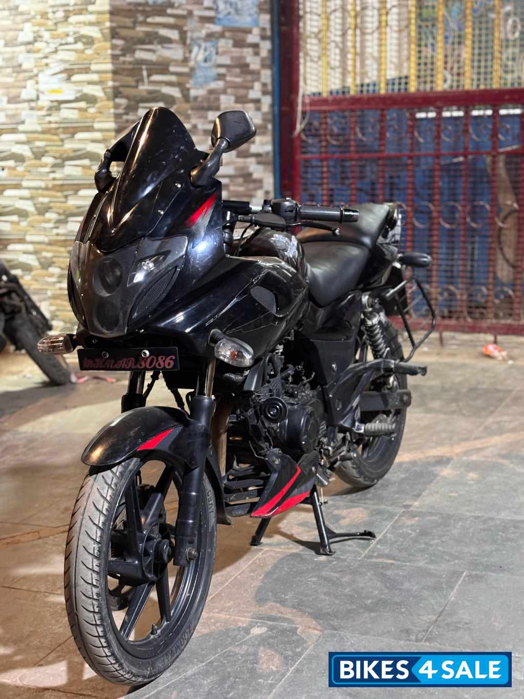 Black Red Bajaj Pulsar 220 DTSi