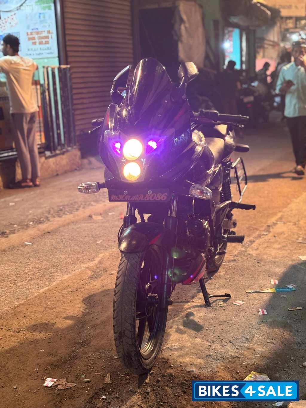 Black Red Bajaj Pulsar 220 DTSi