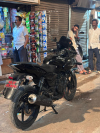 Black Red Bajaj Pulsar 220 DTSi