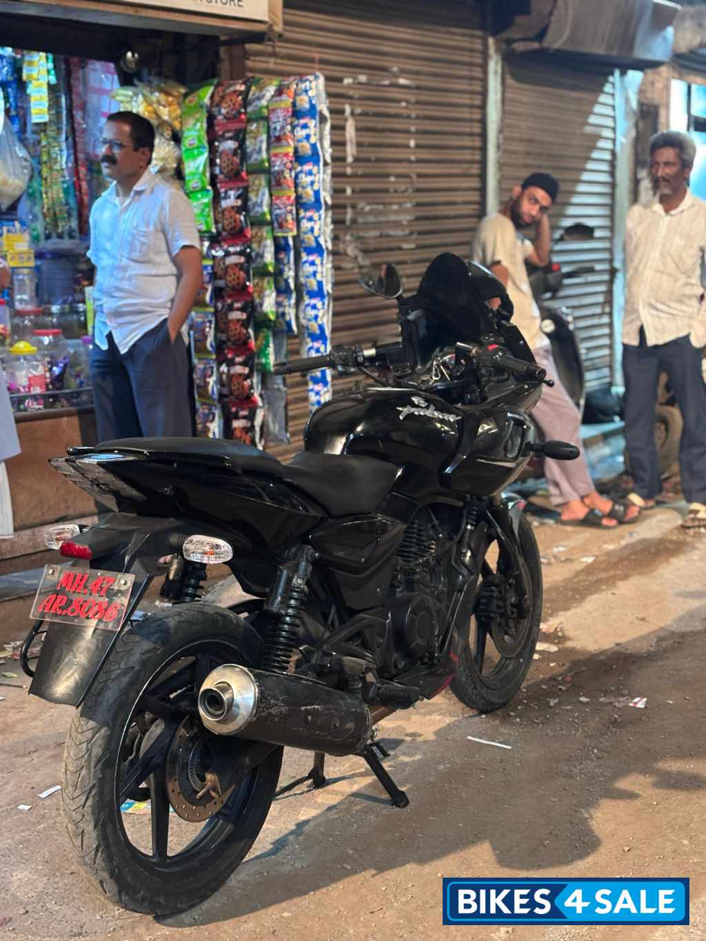 Black Red Bajaj Pulsar 220 DTSi