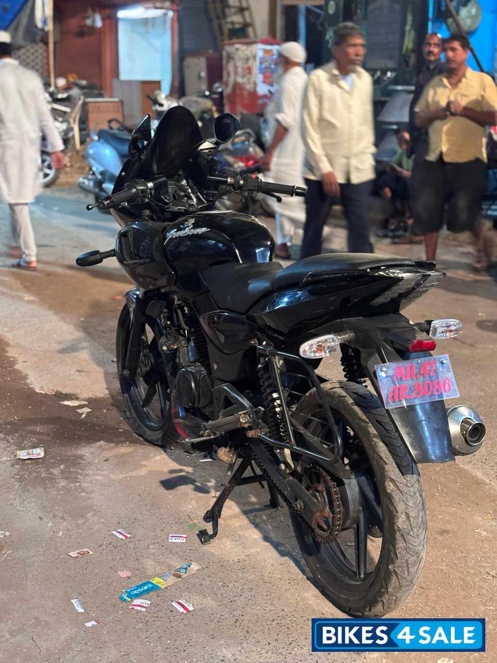 Black Red Bajaj Pulsar 220 DTSi