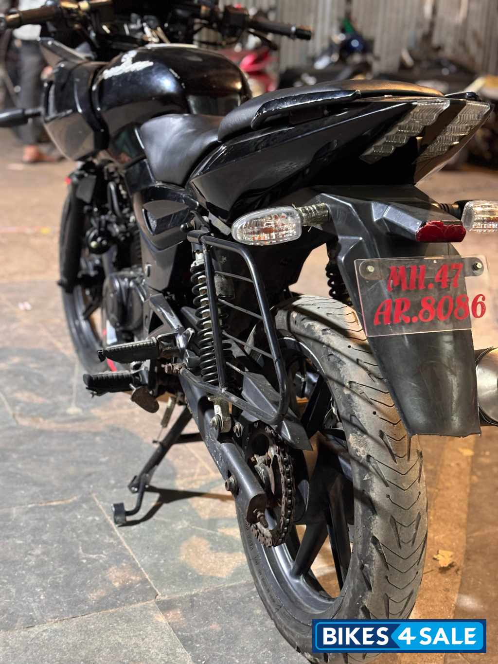 Black Red Bajaj Pulsar 220 DTSi