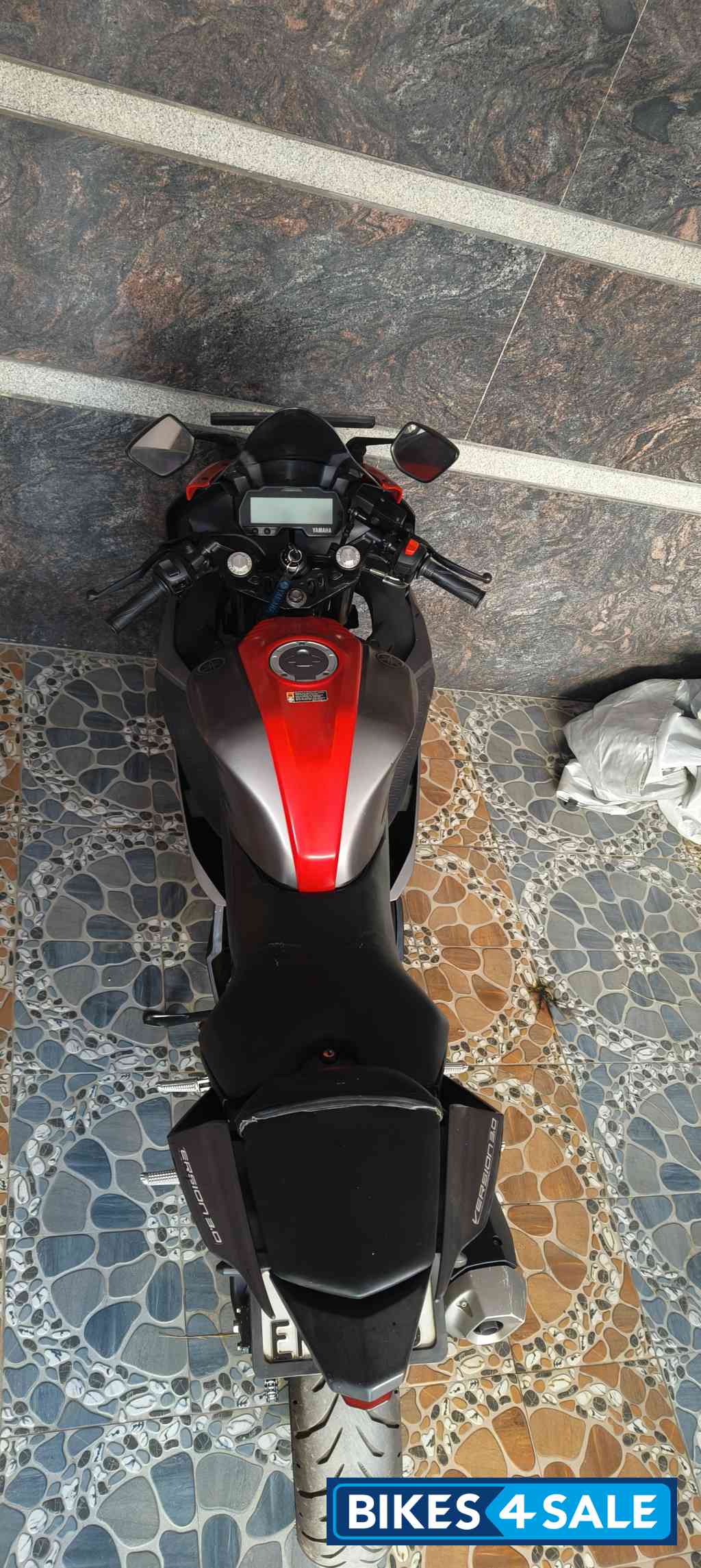 Grey Red Yamaha YZF R15 V3