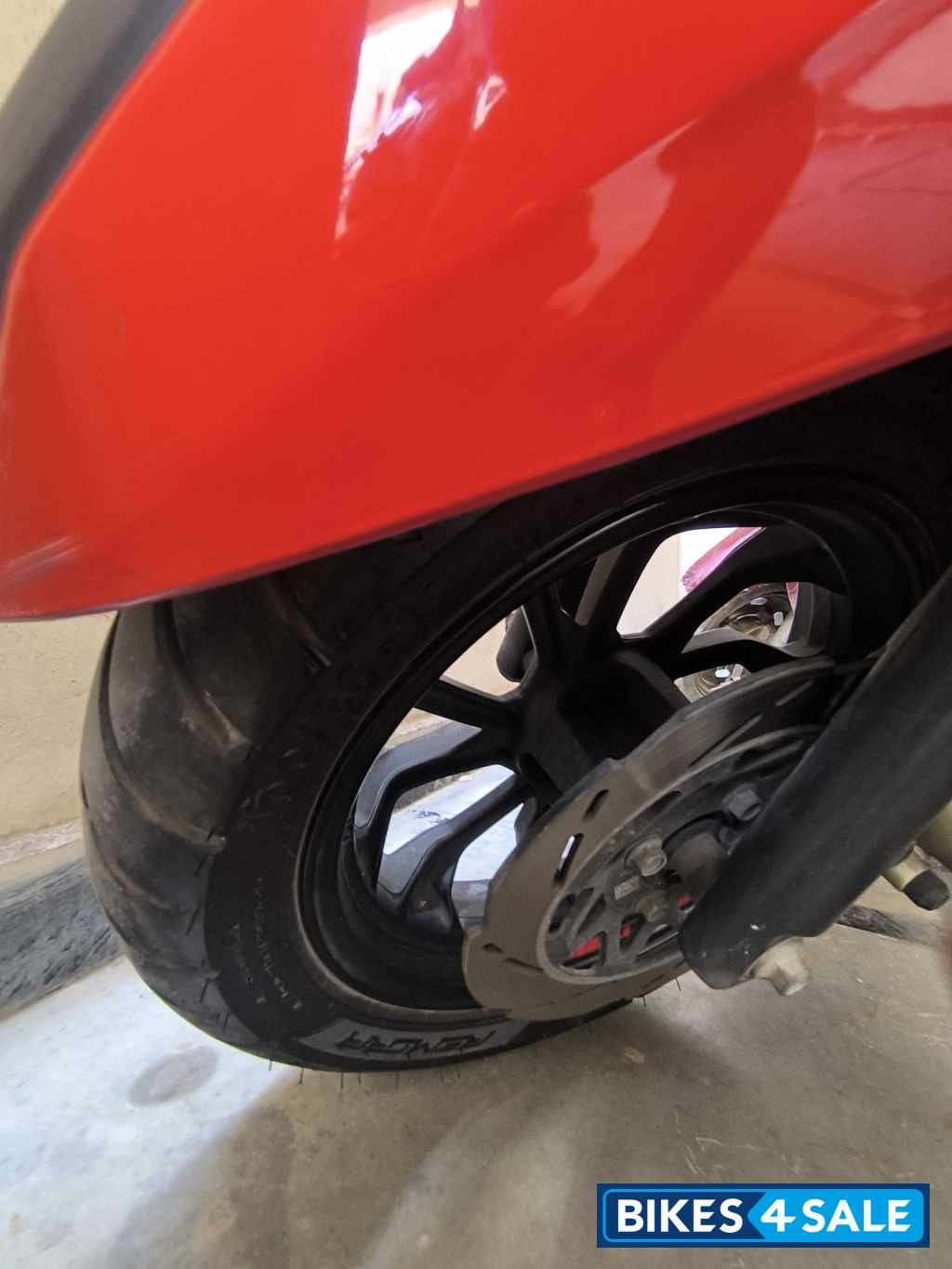 Red TVS NTORQ 125 Race Edition