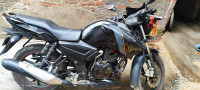 Black TVS Apache RTR 160