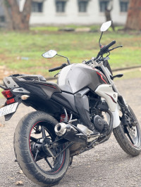 Grey White Yamaha FZ-S FI V2