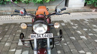 Maroon Royal Enfield Bullet 350