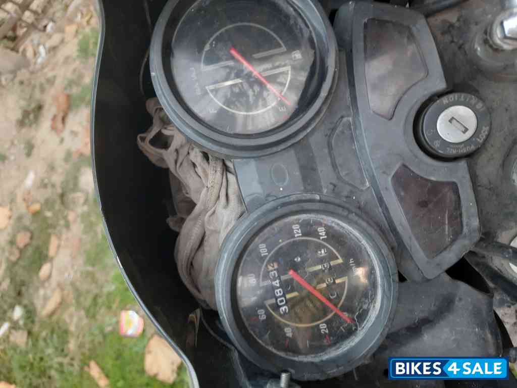 Black And  Dark Blue Bajaj Discover 150 F