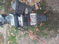 Black And  Dark Blue Bajaj Discover 150 F