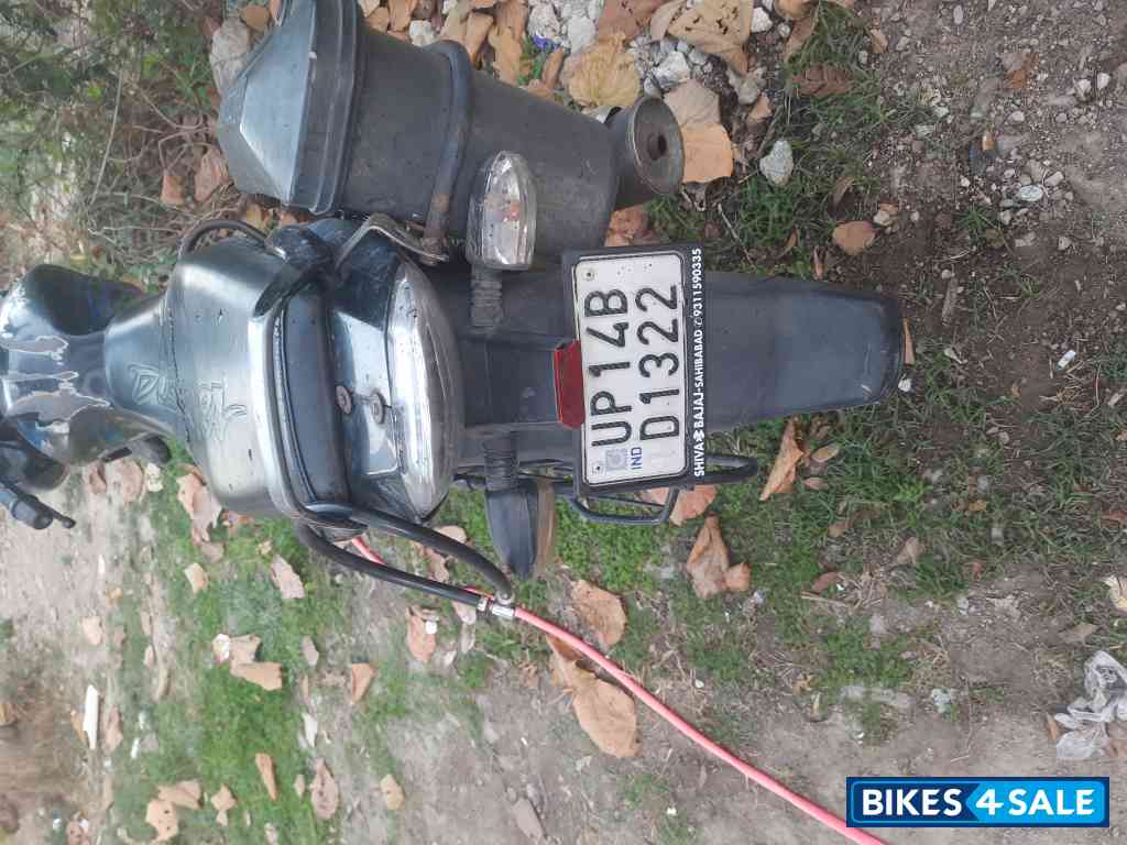 Black And  Dark Blue Bajaj Discover 150 F