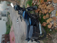 Black And  Dark Blue Bajaj Discover 150 F