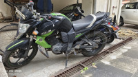 Green Black Yamaha FZ-S