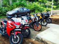 Red Honda CBR 250R