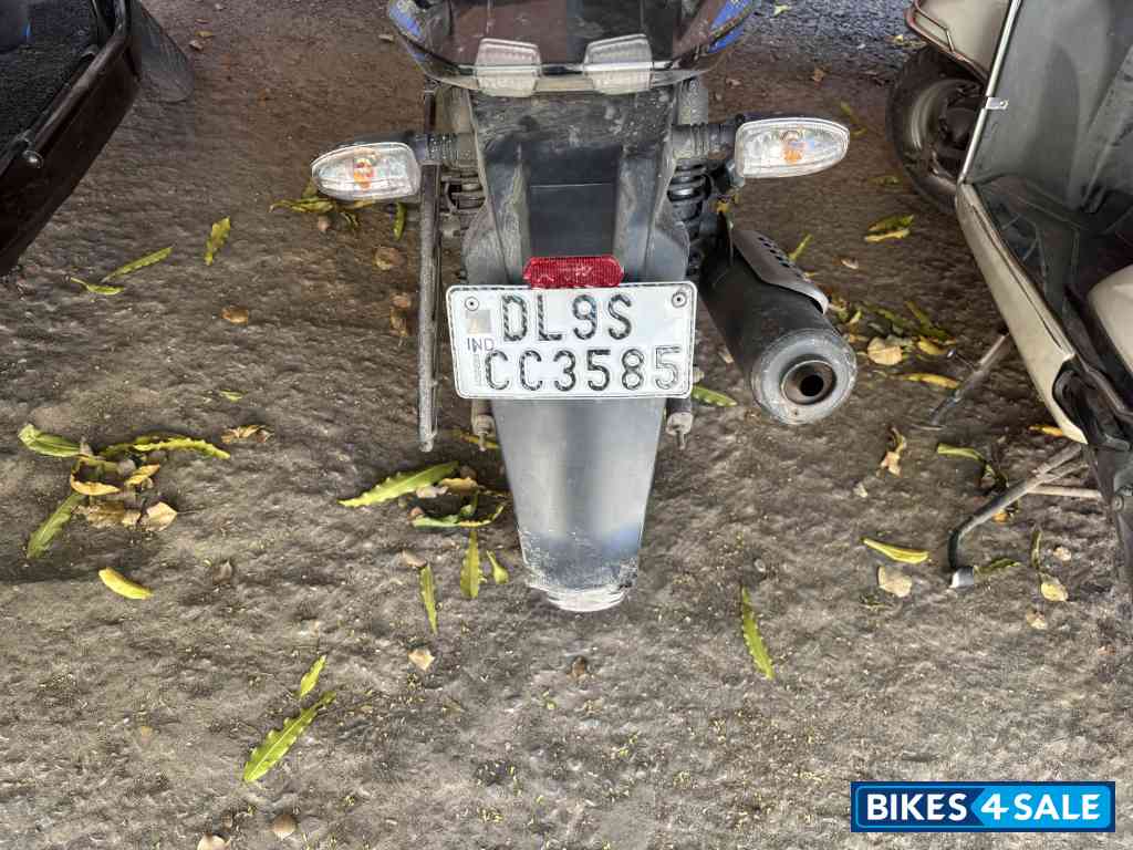 Black Blue Bajaj Pulsar 150 Twin Disc BS6