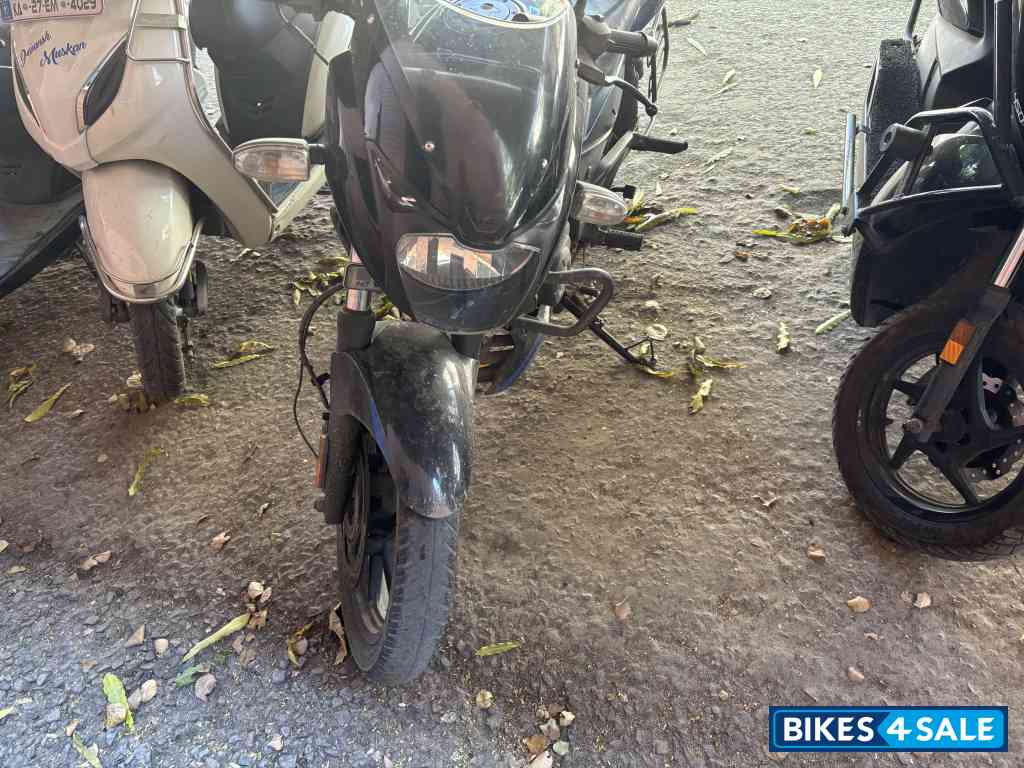Black Blue Bajaj Pulsar 150 Twin Disc BS6