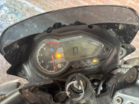 Black Blue Bajaj Pulsar 150 Twin Disc BS6