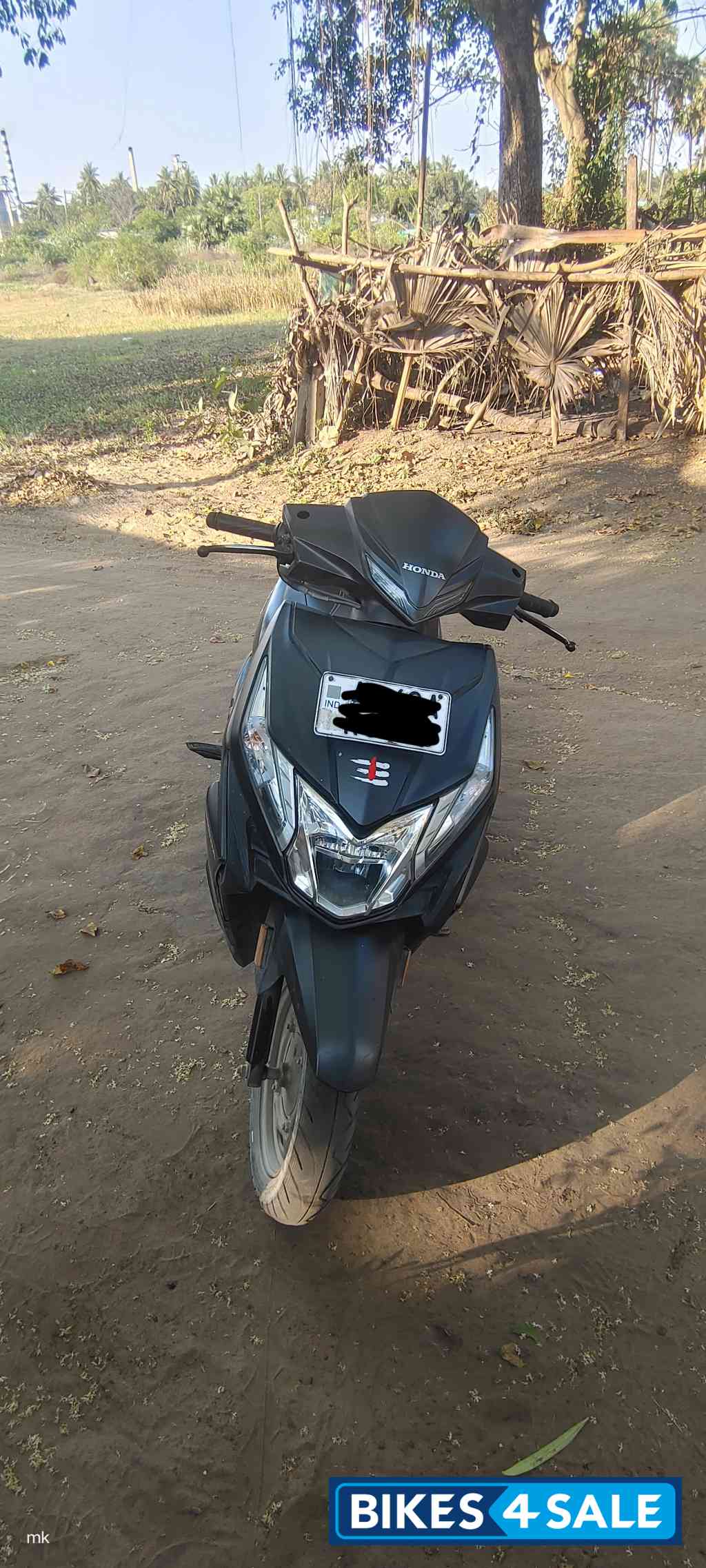 Black Honda Dio Deluxe 2023