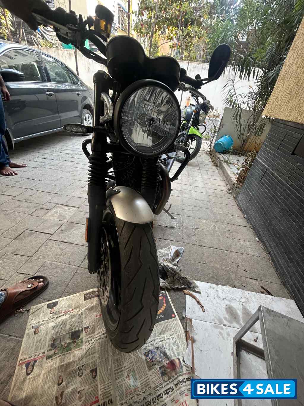 Jet Black Triumph Speed Twin 1200