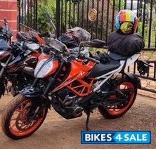 Orange Black KTM Duke 390