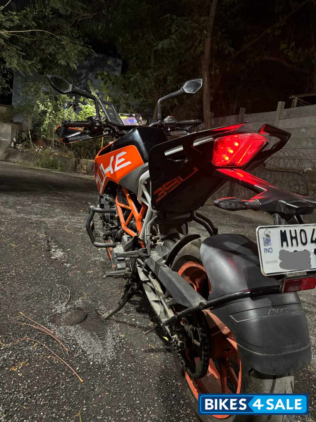 Orange Black KTM Duke 390