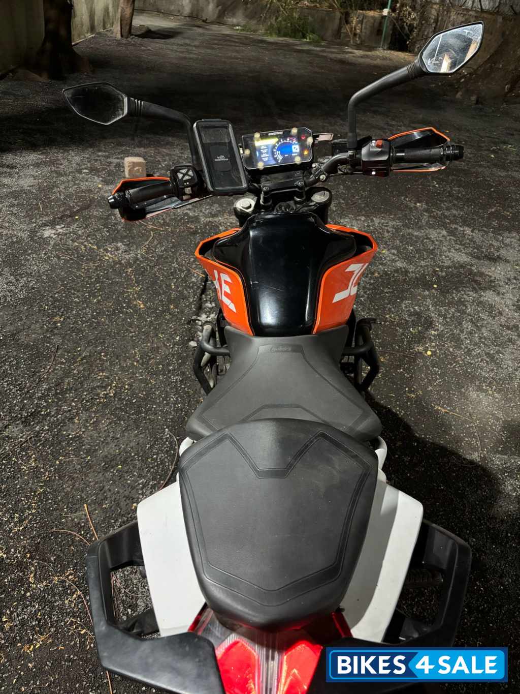 Orange Black KTM Duke 390