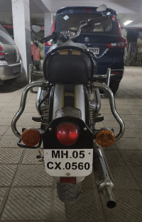 Silver Royal Enfield Classic 500