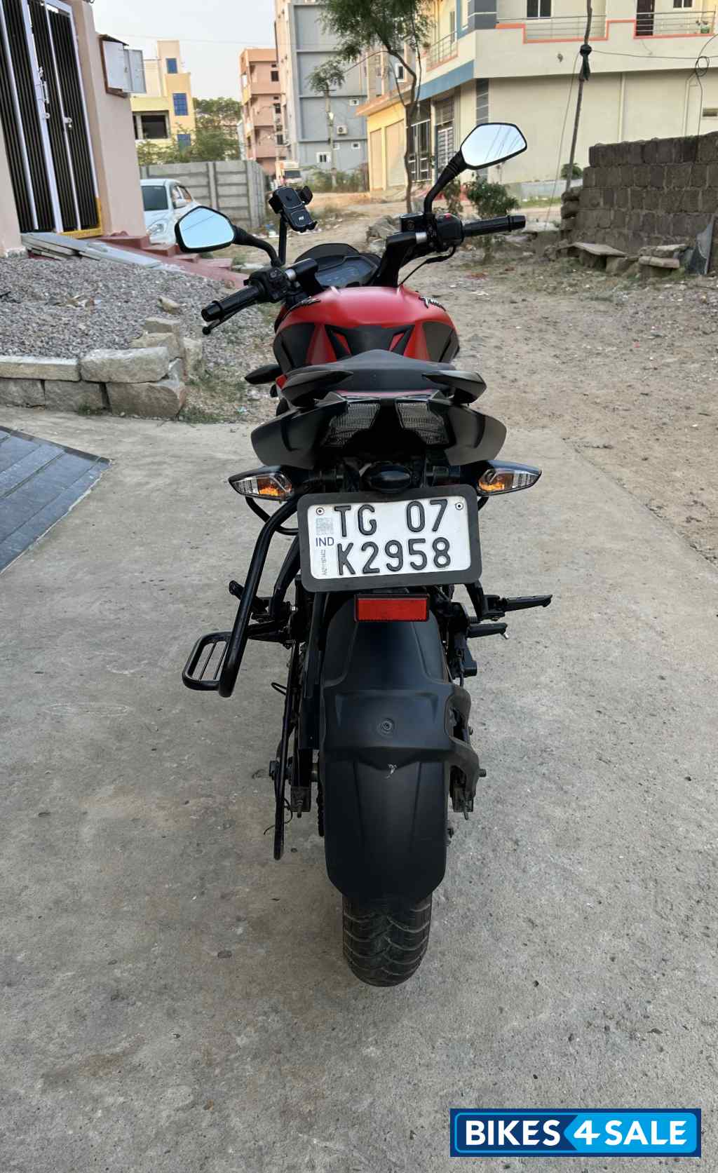 Burnt Red Bajaj Pulsar NS125 BS6
