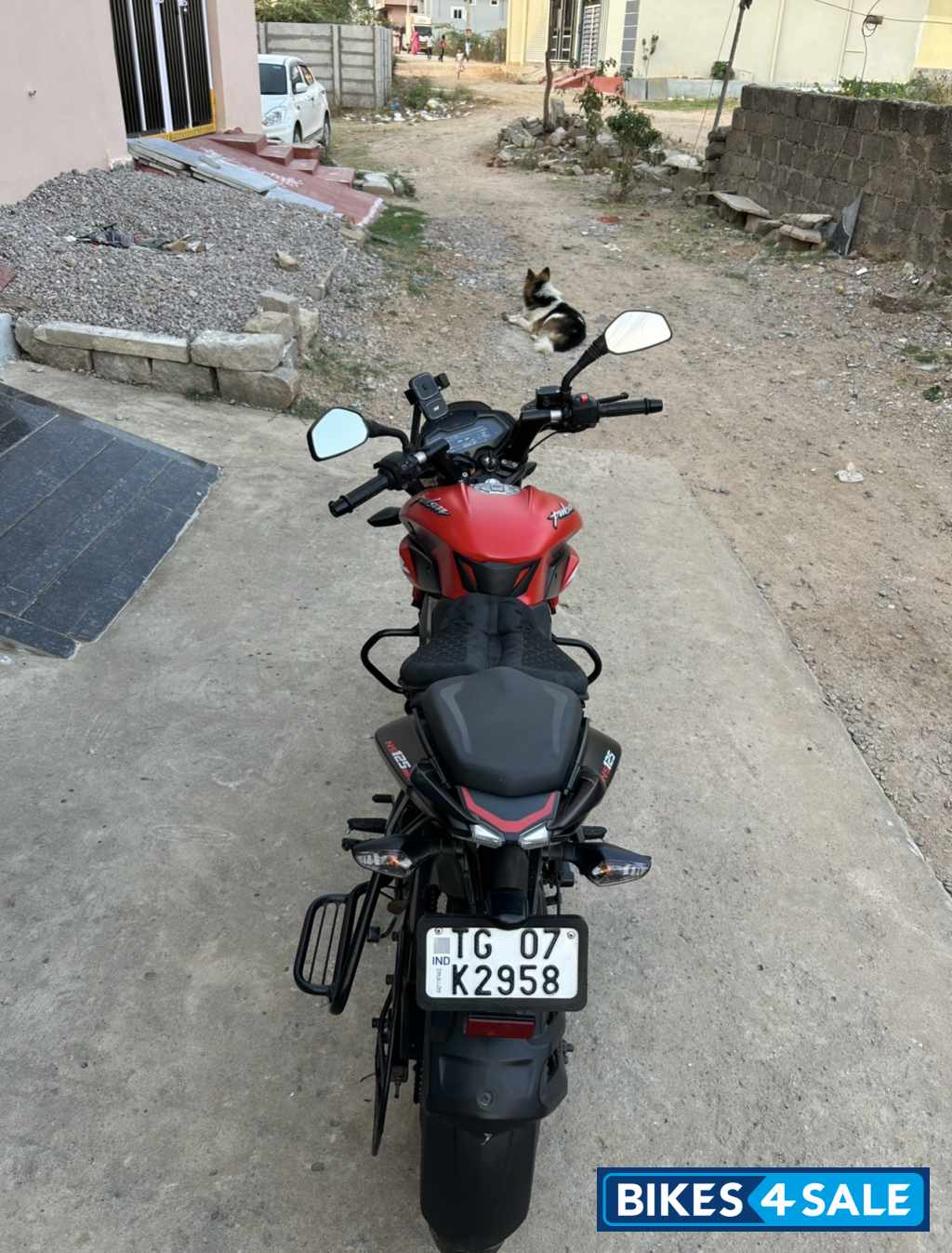 Burnt Red Bajaj Pulsar NS125 BS6